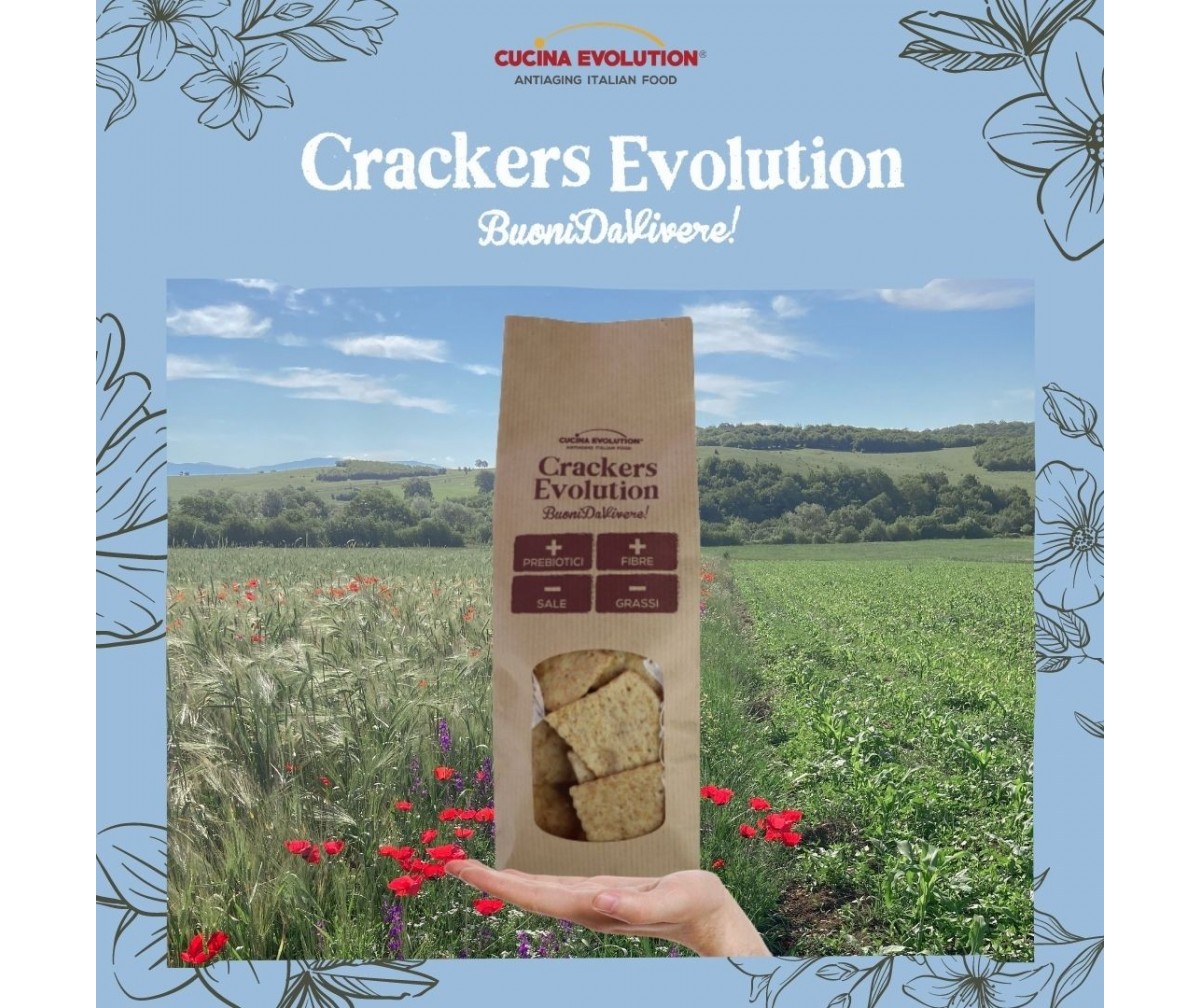 CRACKERS EVOLUTION CON ROSMARINO DA 200 g