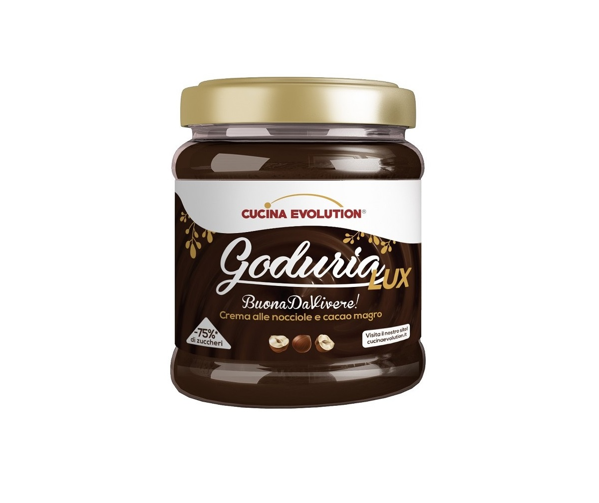 GODURIA LUX – NOCCIOLE DEL PIEMONTE IGP E CACAO MAGRO, DA 250 G  - 1